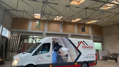 🥇TERMKON - OCIEPLANIE PODDASZY, DACHU, STROPÓW, BUDYNKÓW, HAL, PIANĄ POLIURETANOWĄ, PIANKA PUR